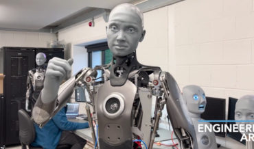 Humanoid Robot With Realistic Facial Expressions