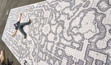At 30-Feet, This Is The World’s Largest D&D Dungeon Map