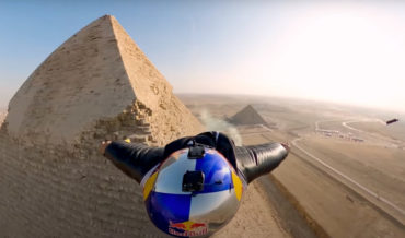 Wingsuiting Over The Pyramids Of Giza