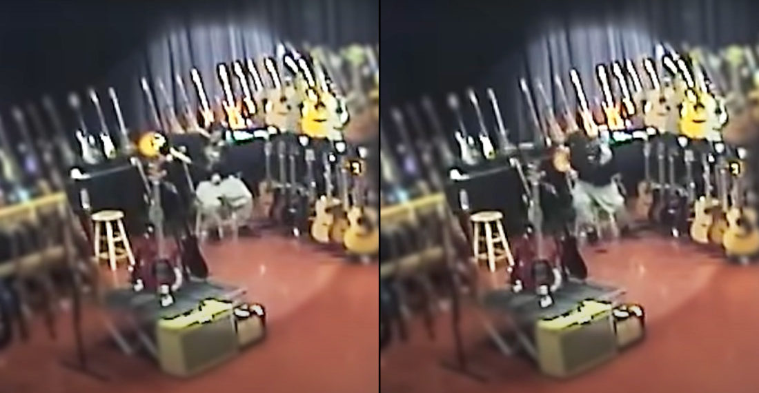 Man Steals $8,000 Guitar By Shoving It Down His Pants