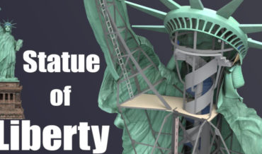 A 3D Visualization Of What’s Inside The Statue Of Liberty