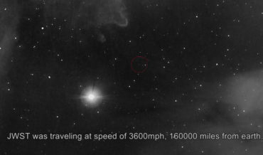 Timelapse Of James Webb Space Telescope Passing In Front of Orion’s Belt