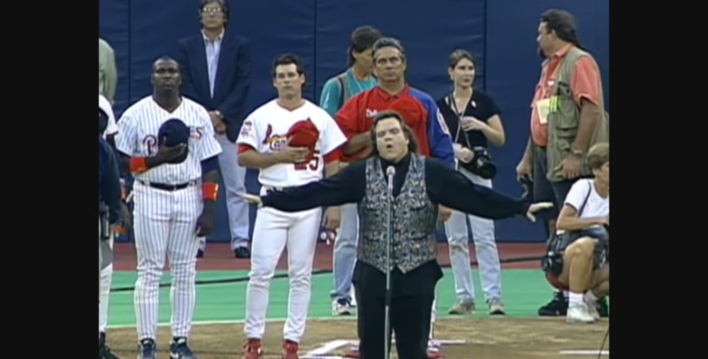 Meat Loaf Nailing The National Anthem At The '94 MLB All-Star Game