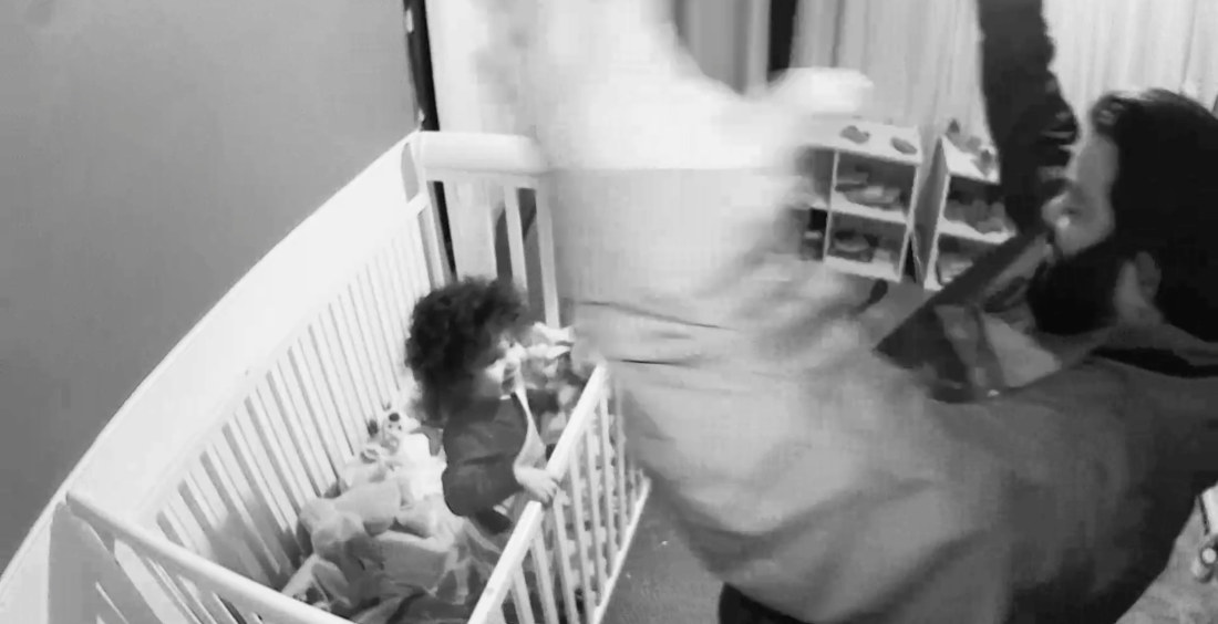 Awww: Baby Cam Captures Young Son Saying Daddy For The First Time
