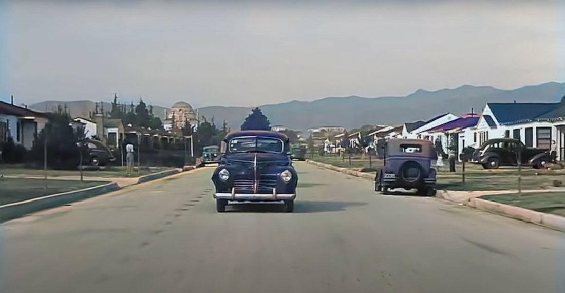 Video Of 1940’s Residential Los Angeles, Upscaled, Colorized, And Remastered