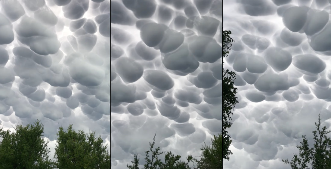 Stunning Mammatus Clouds Spotted In Argentina