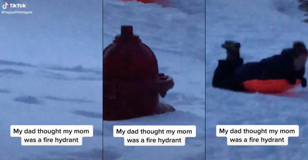 Man Mistakes Fire Hydrant For Wife