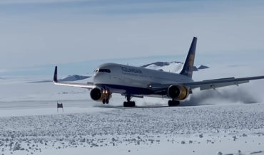 Watching A Boeing 767 Land And Takeoff From Antarctica’s Troll Airfield