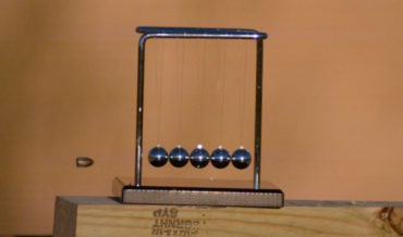 Shooting A Newton’s Cradle In Ultra Slow Motion