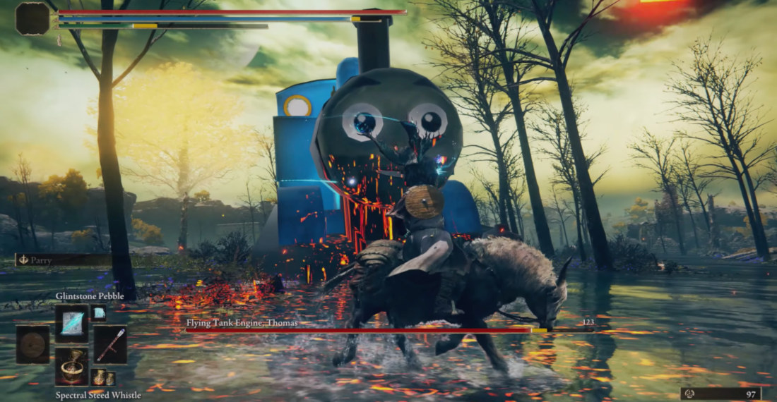 Elden Ring Mod Replaces Boss With Thomas The Tank Engine