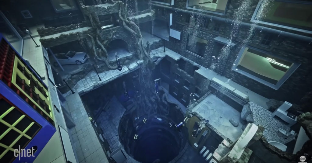 Explore A Post-Apocalyptic Sunken City In The World's Deepest Pool