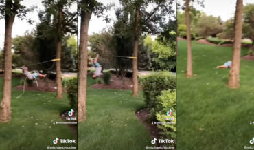 Man Ignores Zipline Weight Limit Warning, Gets Painfully Rewarned