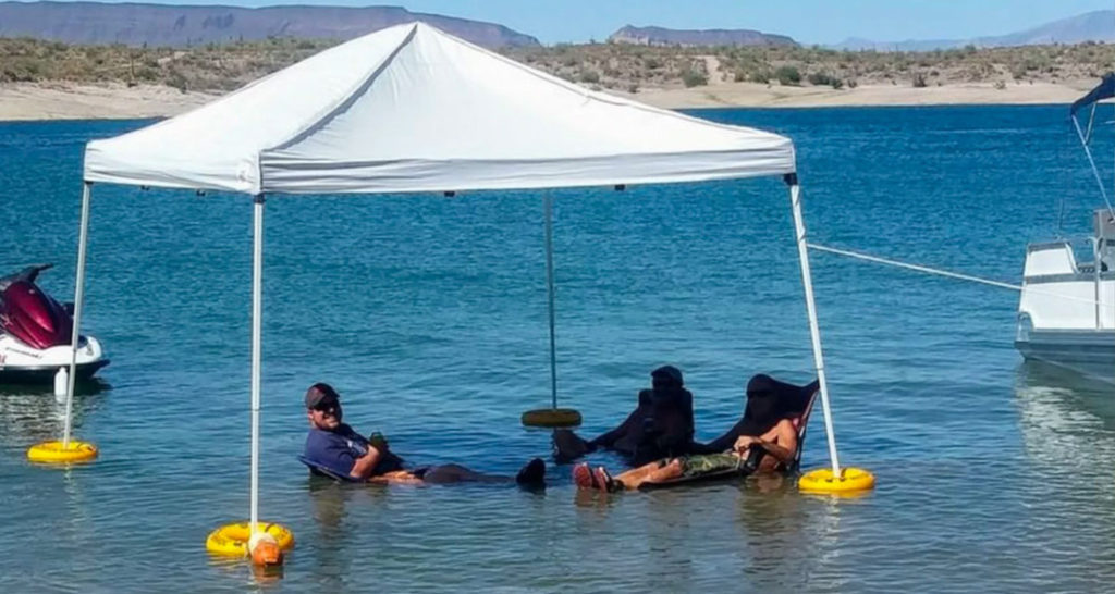 Real Products That Exist: The Floating Canopy Water Shade Kit