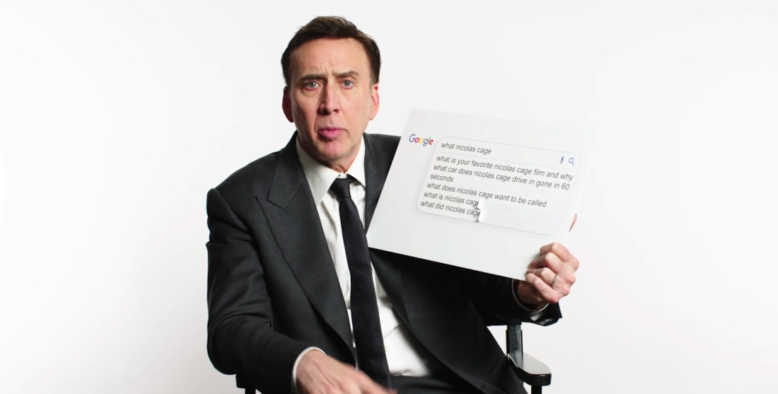Nicolas Cage Answers The Most Searched Internet Questions About Himself
