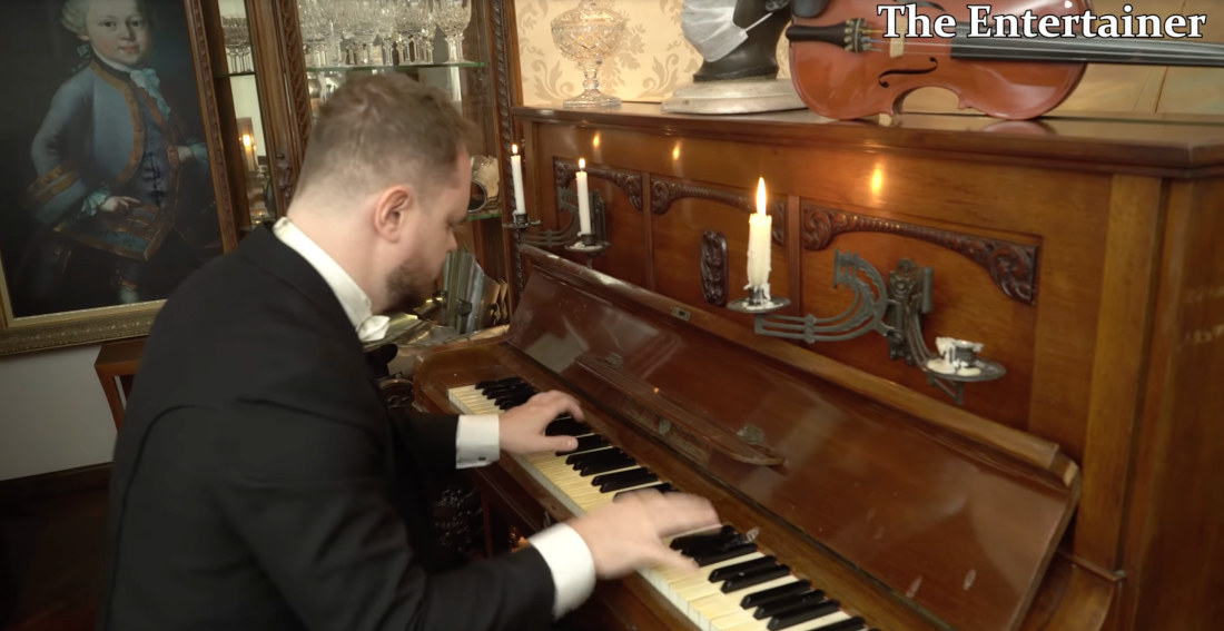 Top Ten Saloon Songs Performed On A Period-Appropriate 1915 Piano