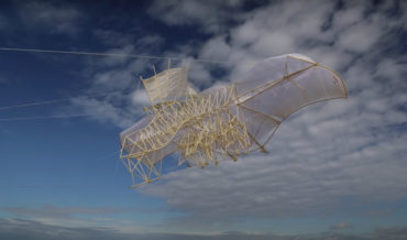 Theo Jansen’s Strandbeest Kinetic Sculptures Can Now Take To The Skies