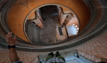 BASE Jump From INSIDE A Cathedral