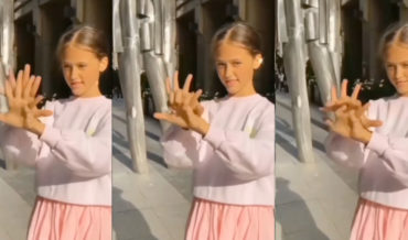 Little Girl’s Amazing Hand Dancing Optical Illusions
