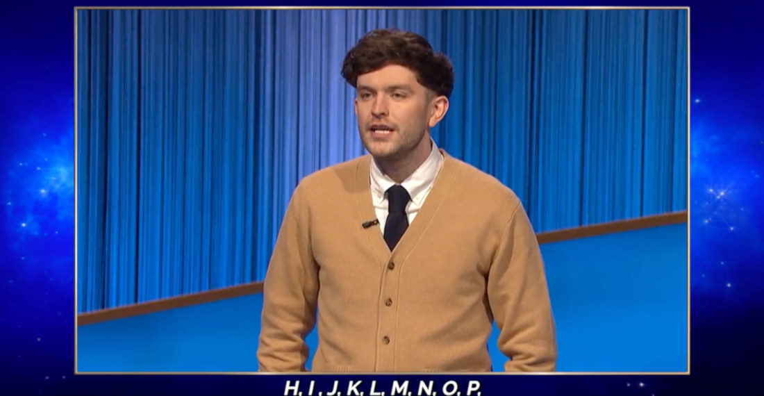 Dare To Dream: Jeopardy Contestant Sings Alphabet Backwards And In Reverse
