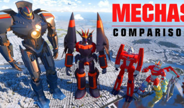 Pop Culture Mecha Size Comparison
