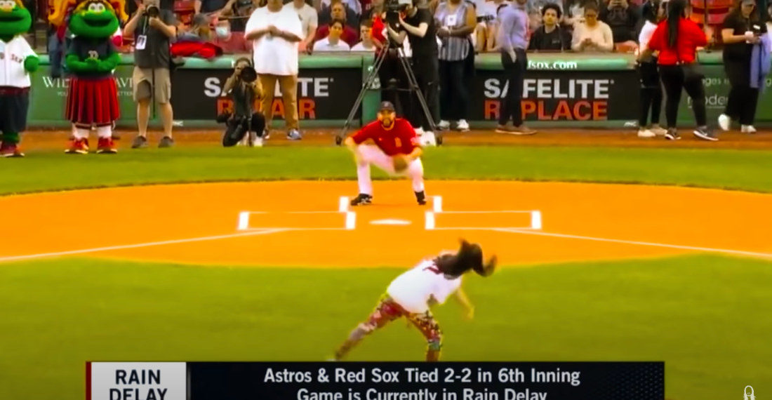 Steve Aoki’s Horrible First Pitch At Red Sox Game