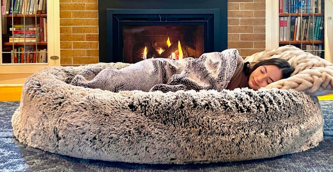 A Giant Dog Bed Designed For Humans