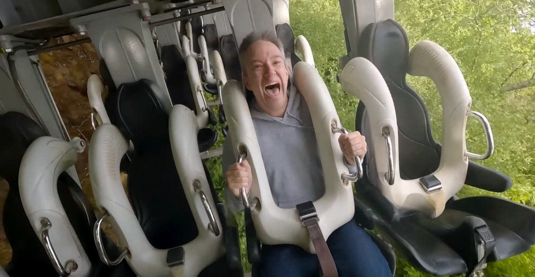 Trying To Overcome Roller Coaster Phobia By Going On Increasingly Intense Rides
