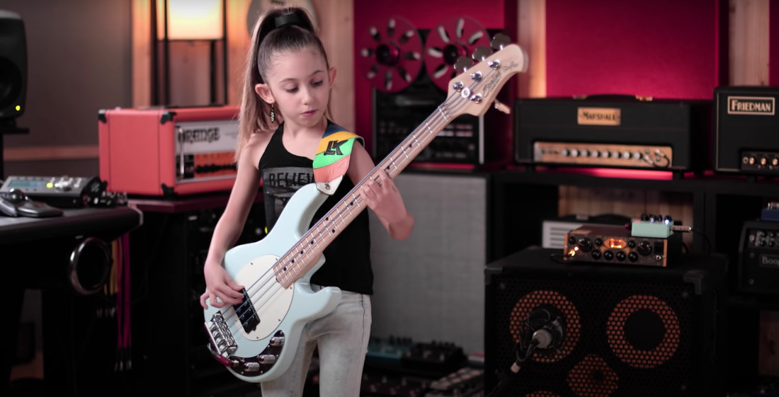 9-Year Old Bass Prodigy Performs Rush’s ‘Tom Sawyer’