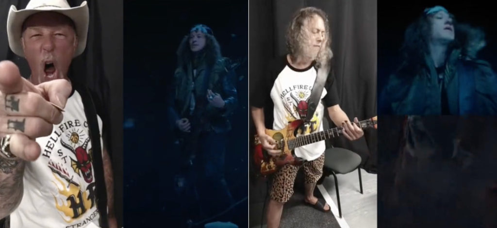 Metallica Duets With Eddie's Guitar Performance In Stranger Things
