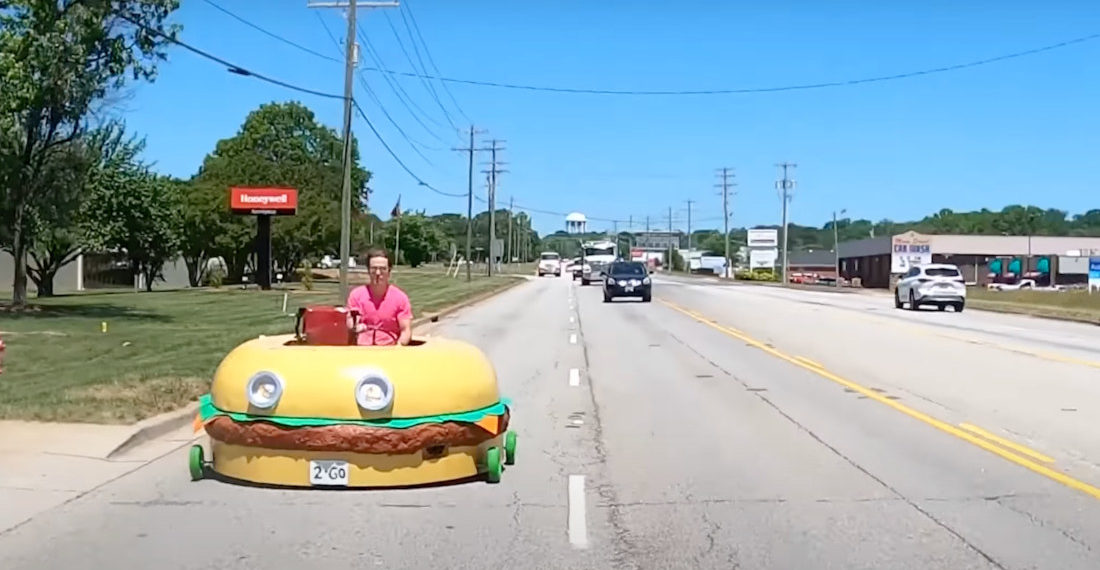 Guy Builds Real Life SpongeBob Patty Wagon