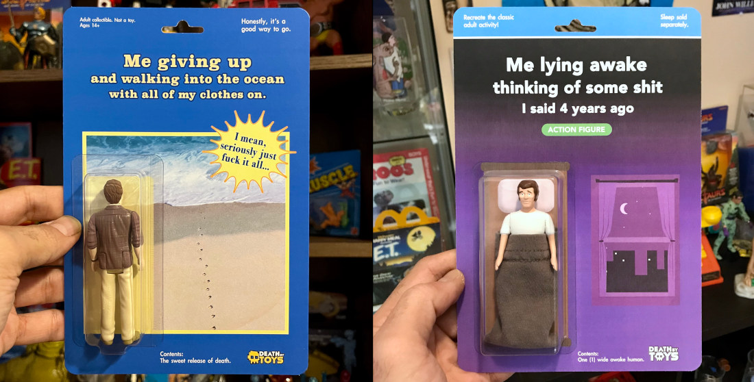 ‘Me Giving Up And Walking Into The Ocean With All Of My Clothes On’ Action Figure