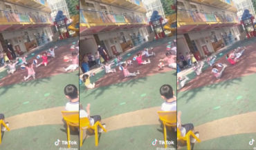 What The?: Little Kids Perform Synchronized Basketball Dribbling