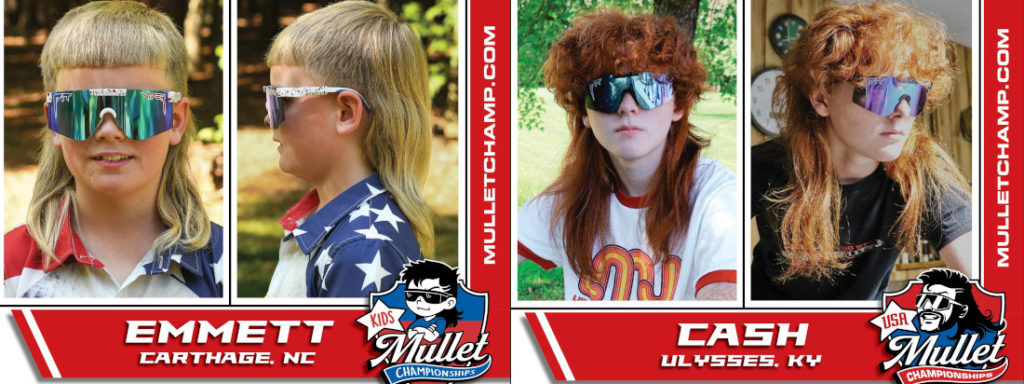 The 2022 Kid Mullet Championship Finalists