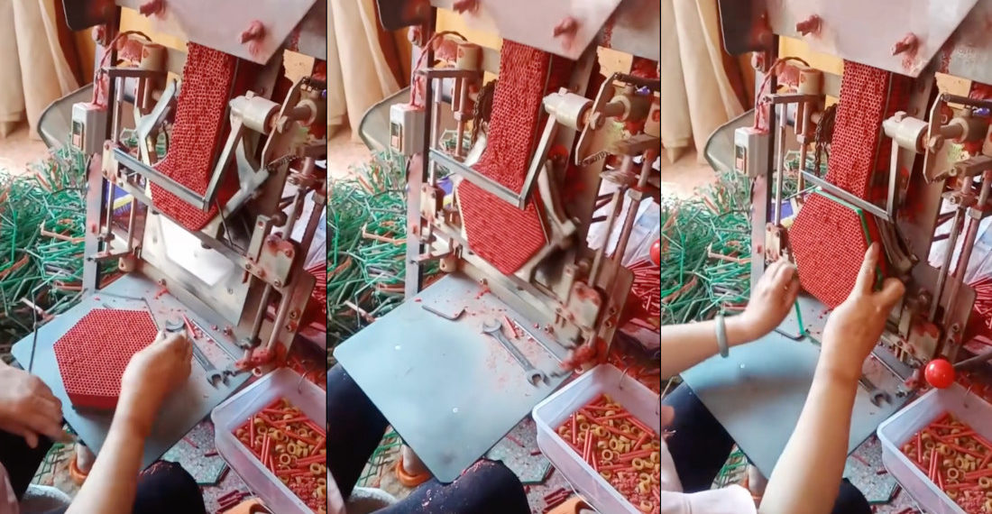 Satisfying Video Of Firework Sorting Machines At Work
