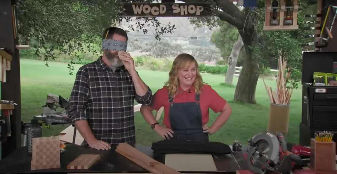 Nick Offerman Identifying Different Woods By Smell Alone