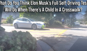 Self-Driving Tesla Test Plows Through Mannequin Child In Crosswalk