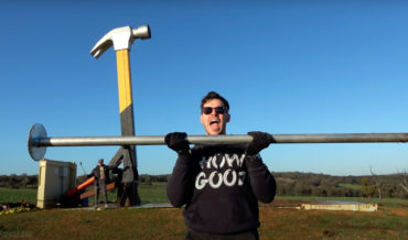Count Me In: Smashing Things With A Giant 3-Ton Hammer