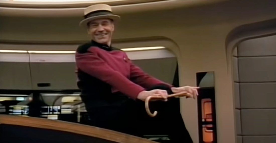 Captain Picard Performs Song And Dance Tribute To Gene Roddenberry