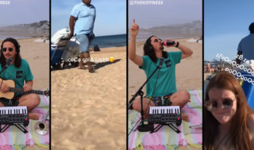Coca-Cola Seller On Beach Gets Delicious Musical Remix