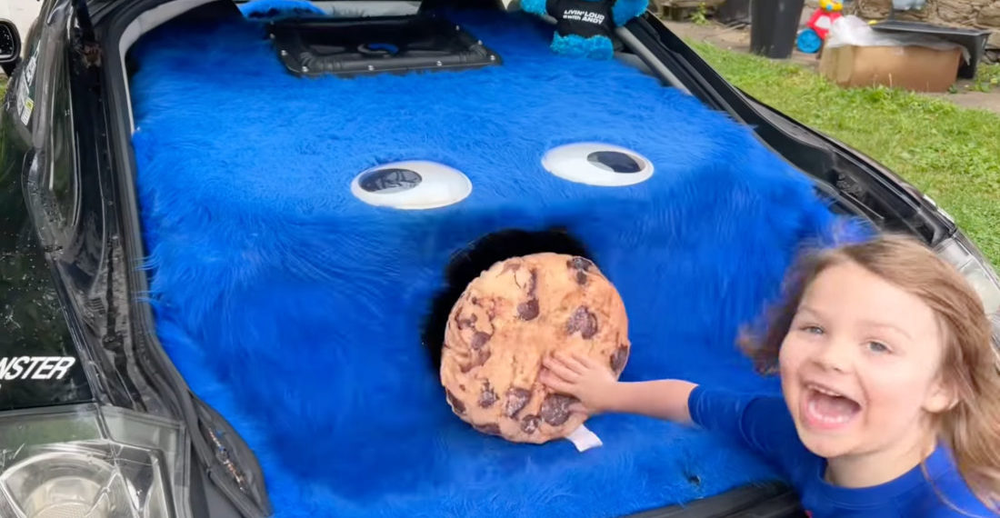 Cookie Monster Subwoofer System Eating A Cookie