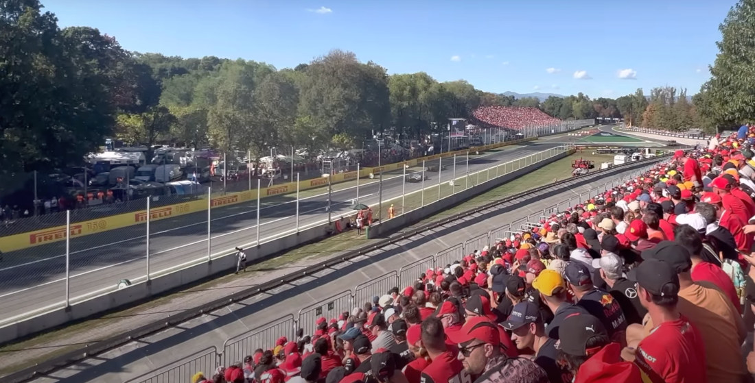 Audience Footage Of F1 Race Shows Cars’ Incredible Speed And Braking Into Turn