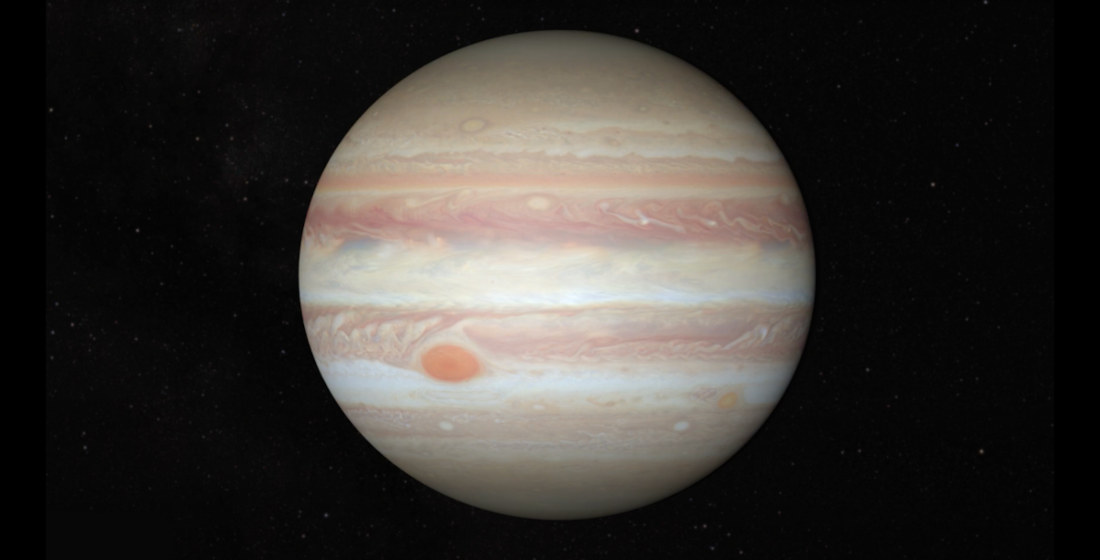 10 Hours Of Jupiter Rotating In Real Time
