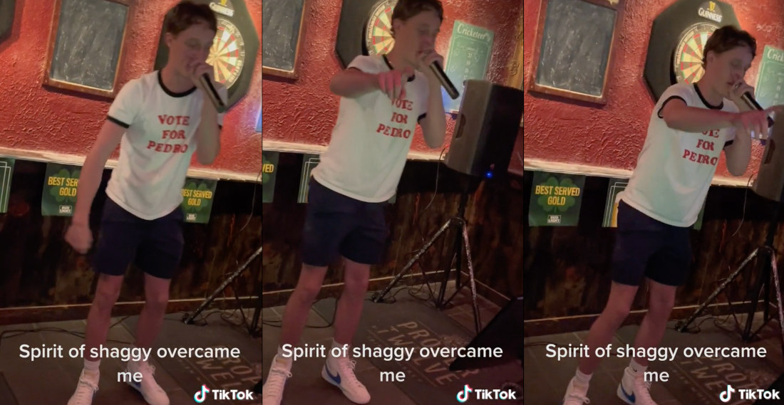 Guy Performing Shaggy’s ‘Angel’ At Karaoke Goes Full Shaggy During Performance