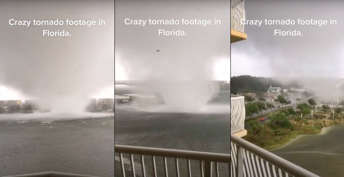 Yikes: Tornado Crosses A Florida Lake