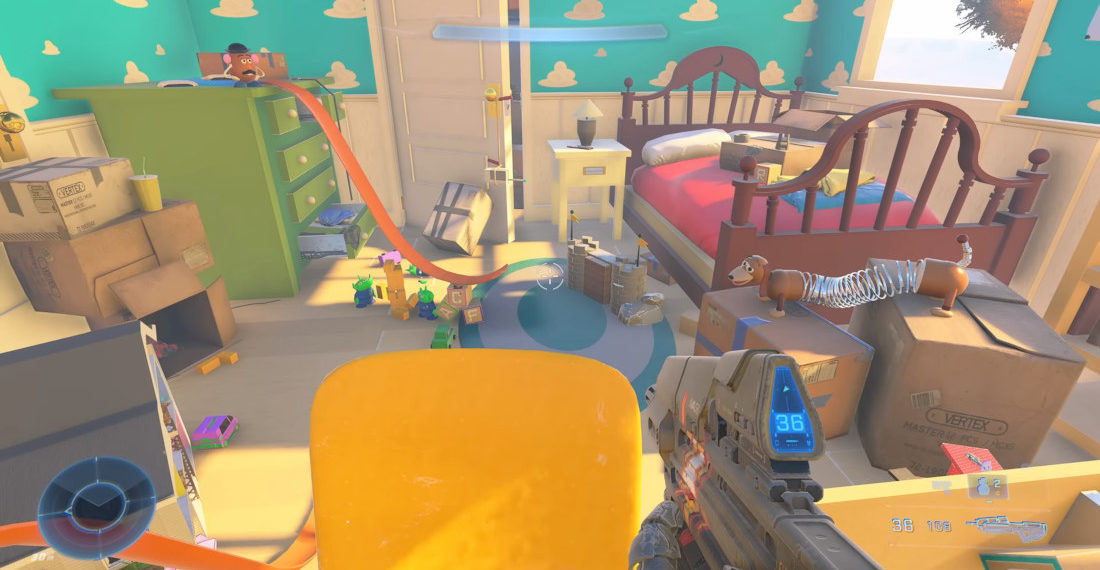 Gamer Creates Stunning Toy Story Andy’s Room Map In Halo Infinite
