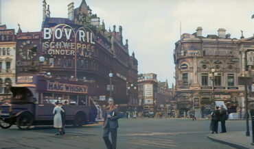 A Day In London: 1930’s Video Of London Upscaled With AI And Colorized