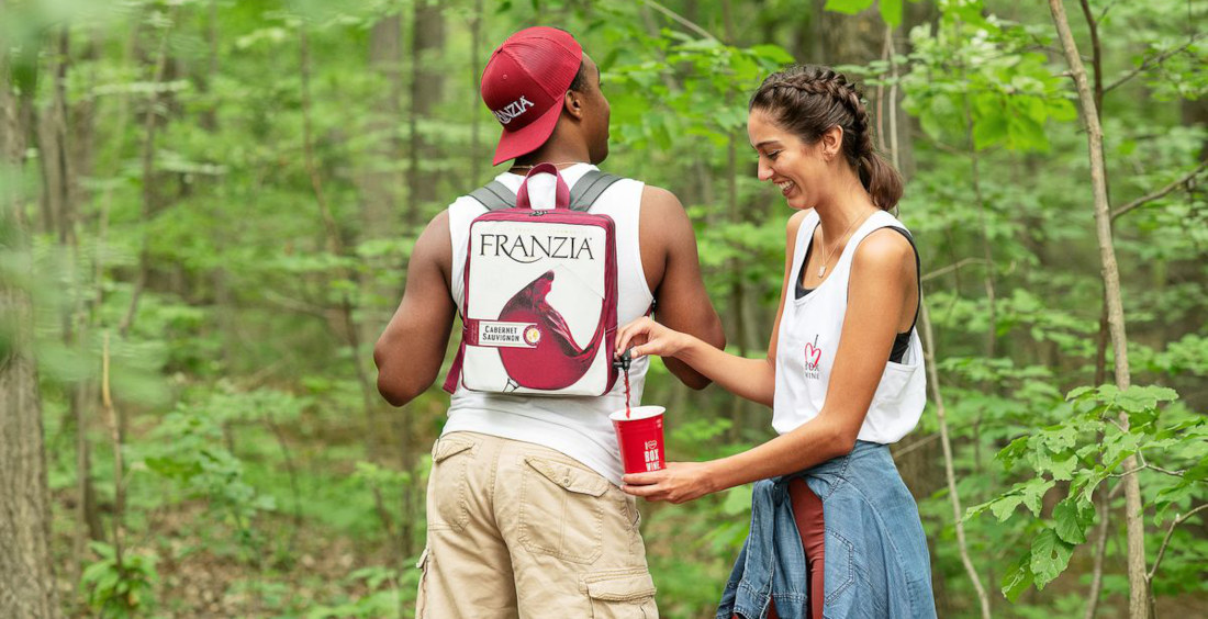The Official Franzia Boxed Wine Backpack