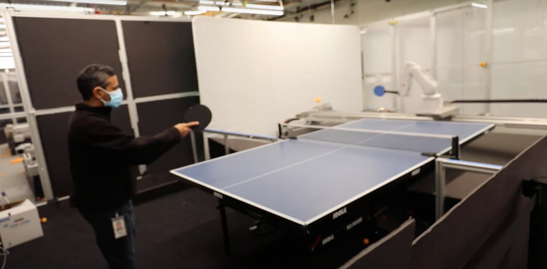 Google Robot Completes 340-Hit Ping Pong Rally With Human