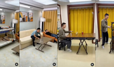 Video Of Home Full Of Transforming Furniture