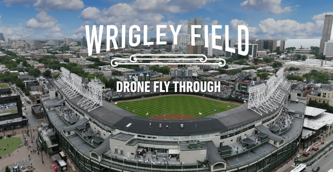 Stunning Drone Fly-Through Of The Chicago Cubs’ Wrigley Field